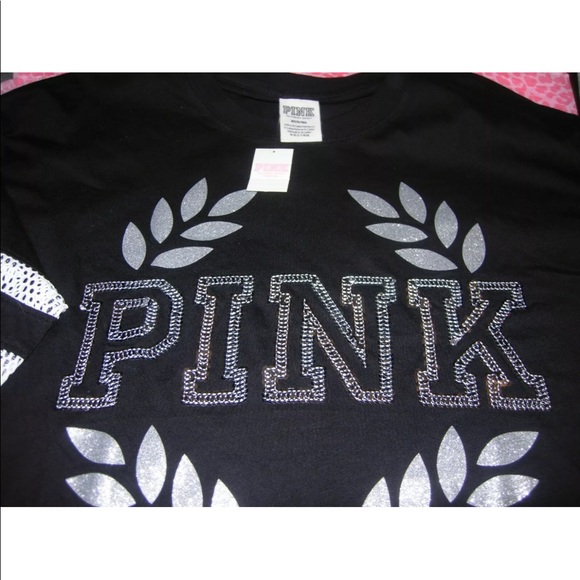 Victoria’s Secret PINK T-shirt Blind Campus XS NWT - Picture 2 of 2